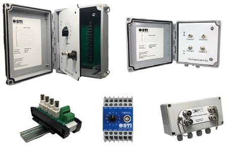 junction boxes with monitoring|sti bnc junction box.